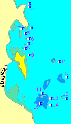 Sites de Safaga, extrait de Dive The Red Sea